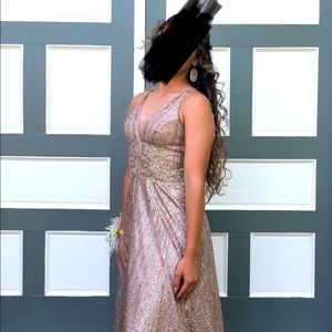 Mayqueen sequined prom dress
